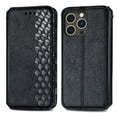 thumbnail image 2 of Dteck Case for iPhone 15 Pro,Magnetic Leather Card Slots Wallet Case Hybrid Rubber Shockproof Kickstand Cover,Black, 2 of 7