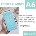 thumbnail image 1 of 2 Packs A6 Leather Journal Refillable Travelers Notebook, 3.78*6.8 Inch Lined Paper Notebook with Pen, Writing Diary for Travel Office and Agenda Plan, 1 of 8
