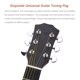 thumbnail image 5 of Wosthever 6 uds clavija de afinación de guitarra 3R 3L accesorios pieza de ajuste cabezas de máquina perilla sintonizador clavijas accesorios Accesorios para instrumentos musicales Plata, 5 of 6