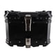 thumbnail image 2 of Caja Trasera Para Motocicleta, Almacenamiento De Motocicleta De Alta Resistencia, Universal, Negro, De Aluminio, Para Equipaje Para Motocicleta, 2 of 7