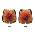 thumbnail image 3 of Balery Orange Dalia Pantalones cortos deportivos para mujer con forro y dos bolsillos, elásticos, para entrenamiento, gimnasio, yoga-X-Large, 3 of 7
