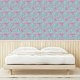thumbnail image 3 of Ambesonne, Tropical Peel & Stick Wallpaper for Home, Art Boho Pattern Flamingo, 13"x100", Pastel Pink Seafoam, 3 of 5