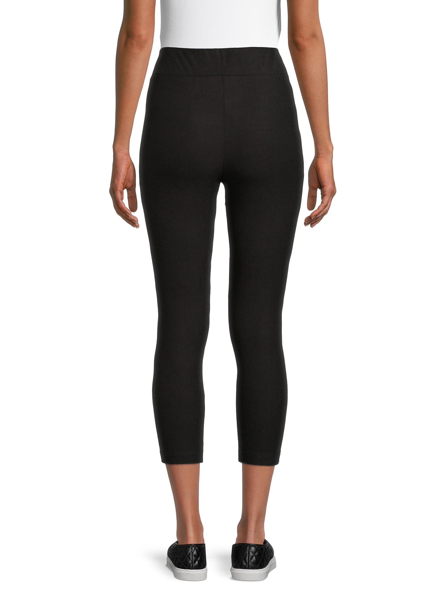 High Rise Knit Capri Leggings 