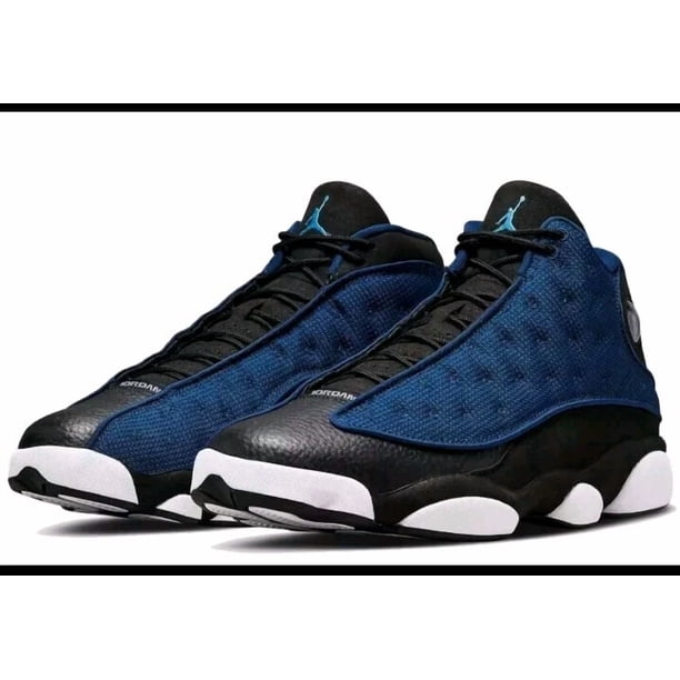 Ni - ke Air Jordan 13 Retro Brave Blue Black White DJ5982-400 New - Size 9.5