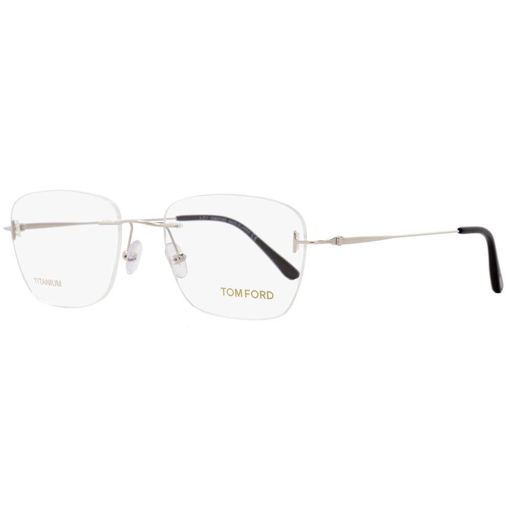 Tom Ford Rimless Eyeglasses TF5395 016 Size 52mm Palladium/Black
