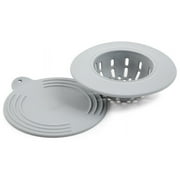 Core Kitchen 6012597 Silicone Sink Strainer with Stopper