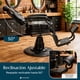 thumbnail image 3 of Sillon de Barberia Clasico Nanofort Gotico Premium Lujo Robusto Negro, 3 of 8