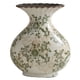 thumbnail image 1 of Florero floral chinoiserie verde, floreros de cerámica retro agrietados con hielo for decoración del hogar, 1 of 7