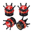 thumbnail image 1 of 4s Crown Car Tire Tyre Valves Dust Caps Cover B0V2 V1G2 BR, 1 of 8