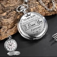 thumbnail image 3 of Reloj de bolsillo de marido tallado reloj de bolsillo de cuarzo vintage colgante reloj de bolsillo vintage, 3 of 5