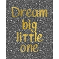 thumbnail image 2 of Kimberly, Allen 12x14 White Modern Wood Framed Museum Art Print Titled - Dream Big, 2 of 4