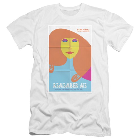 Star Trek Tng Season 4 Episode 5 Premium Canvas Adult Slim Fit 30/1 T-Shirt White