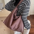 thumbnail image 3 of Stylago Slouchy Suede Tote Bags for Women Large Capacity Crossbody Shoulder Purses Ladies Zipper Handbags for College Everyday Brown, 3 of 5