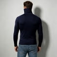 thumbnail image 7 of Mens Sports Athletic Shirt Stretch Turtleneck Long Sleeve Slim Fit Gym Training Muscle Tee Undershirt, 7 of 7