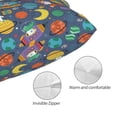 thumbnail image 3 of Naloa Cartoon Space Pillow Covers, Throw Pillow Case Cushion Covers,Cushion for Bedroom,Couch,Home-16"x24", 3 of 6