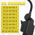 thumbnail image 3 of NEW For 11-16 Ford Super Duty 6.7L Engine Crankcase Oil Separator PCV CCV Collar, 3 of 7