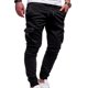 thumbnail image 4 of Pantalones de chándal con múltiples bolsillos para hombre, ropa de calle informal de gran tamaño, color sólido, 2021, 4 of 5