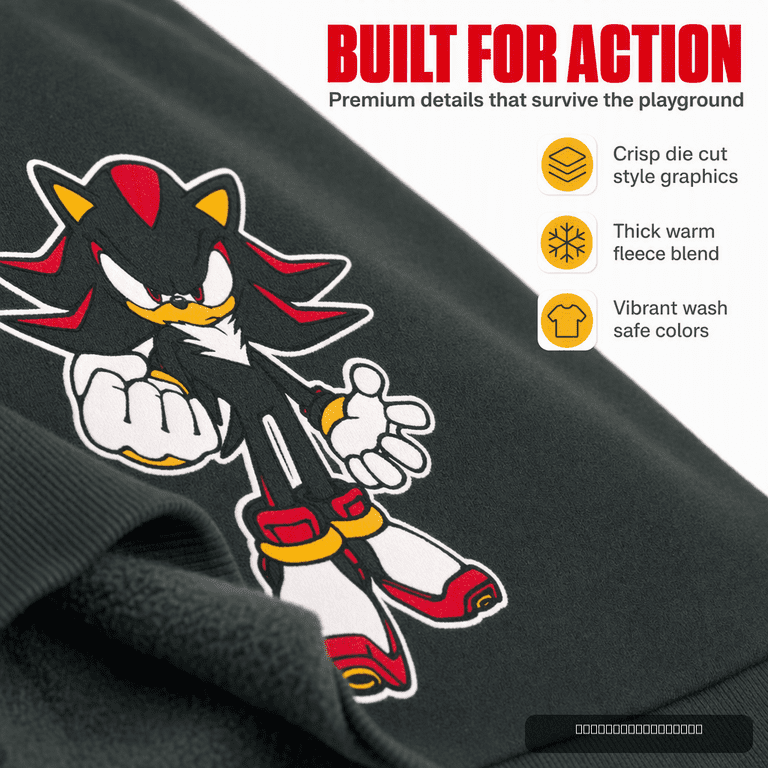 SEGA Sonic the Hedgehog Cosplay Fleece Zip-Up Hoodie photo 3