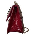 thumbnail image 2 of Valentino Rockstud Glam Lock Flap Bag in Red Patent Leather, 2 of 2