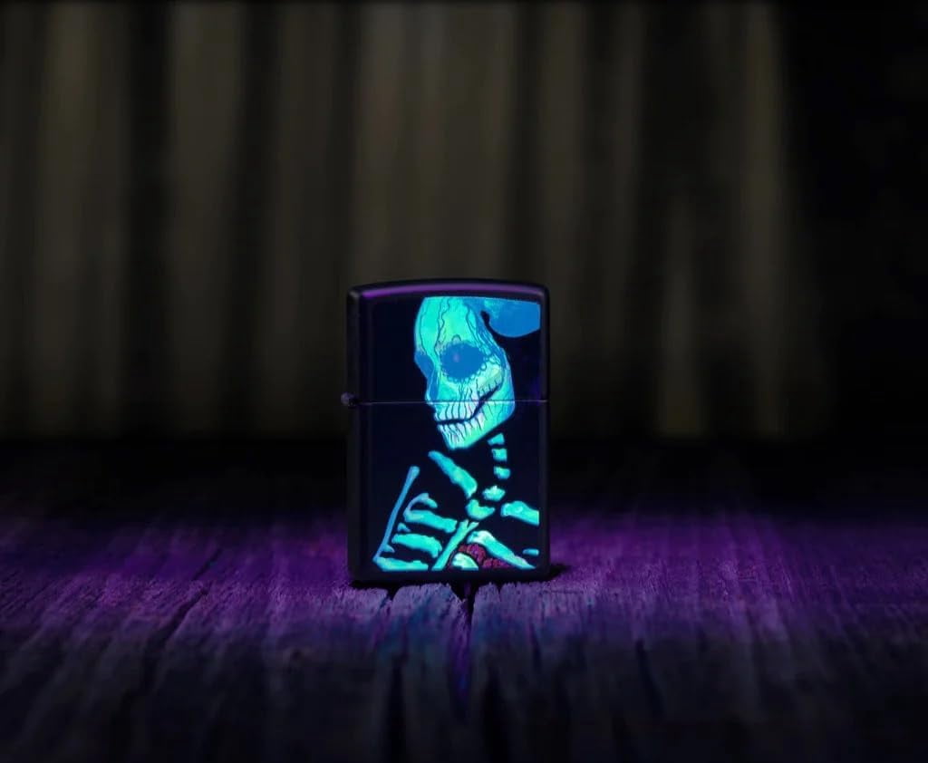 Zippo Lighter - Message for Fire Fighter Windproof Lighter (Black Light 48761)