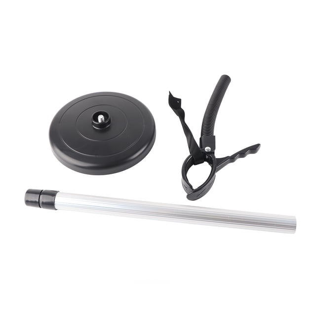 Support de Sèche-Linge Support Support Abs, Support de Sèche-Cheveux en Acier Inoxydable Noir et Argent avec Hauteur Réglable et Base Stable Femmes Animaux de Compagnie Porte-Ventilateur d'Air