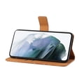 thumbnail image 3 of Feishell Flip Case Compatible with Samsung Galaxy A14 5G,Wallet Case with Card Holder Stand PU Leather Embossed Pattern Slim TPU Bumper Shockproof Magnetic Clasp Folio Phone Cover,Brown, 3 of 9