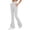 White, variant on Women's High Waist Flare Pants, Split Hem with Slimming Fit, S-XXL