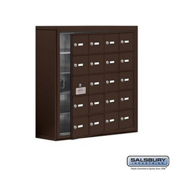 SalsburyIndustries  Cell Phone Storage Locker With Front Access Panel - Bronze