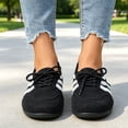 thumbnail image 6 of BERANMEY Non-Slip Fashion Sneakers for Women Cozy Lace-Up Color Block Casual Shoes Memory Foam Insole Trendy Womens Footwear Comfortable Casual Womens Sneakers Stylish Shoes Women Breathable Footwear, 6 of 9