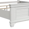 thumbnail image 5 of New Classic Furniture Jamestown Solid Wood Queen Panel Bed in White, 5 of 8