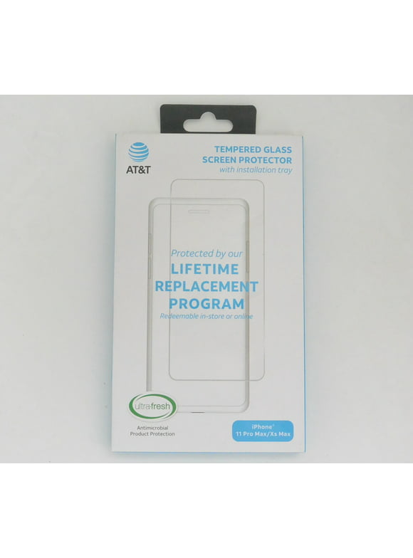 New AT&T ULTRA-FRESH Glass Screen Protector for iPhone 11 Pro Max/XS Max