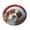 pattern-2, variant on Happy Holidays Cavalier King Charles Spaniel Dog Ornament Christmas Keepsake Gifts Circle Ceramic Ornament Ceramic Christmas Tree Ornaments Cute Dog
