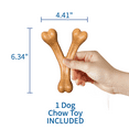 thumbnail image 5 of Wishbone Dog Chew Toy, Durable WPC Bone for Teeth Cleaning, 1-Pack, 5 of 7
