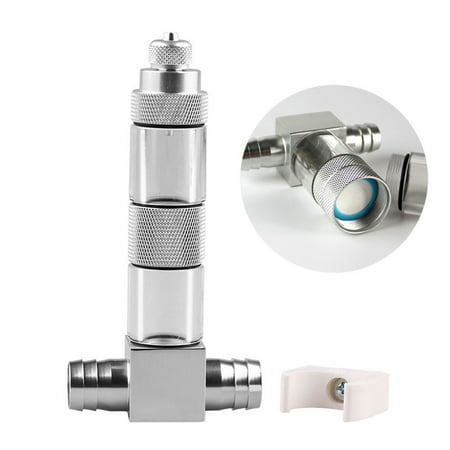 Stainless Steel Aquarium CO2 Plant Atomizer Diffuser System with Bubble Counter for Plant