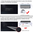 thumbnail image 5 of Clavier Sans Fil pour PS5, Bluetooth 3.0 Mini Por, 5 of 5
