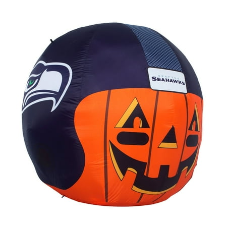 Seattle Seahawks Inflatable Jack-O' Helmet