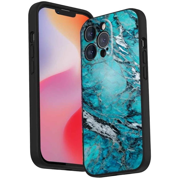 Compatible with iPhone 14 Pro Max Phone Case, Marble-Custom63 Case Men Women, Flexible Silicone Shockproof Case for iPhone 14 Pro Max