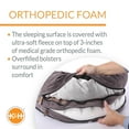 thumbnail image 4 of K&H Pet Products Ortho Bolster Sleeper Orthopedic Dog Bed Gray Small 20 Inches, 4 of 7