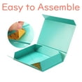 thumbnail image 5 of JINMING Gift Box 11x7.8x2.3 Inches, Shirt Box with Magnetic Lid (Glossy Metallic Green), 5 of 8
