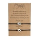 thumbnail image 1 of Fútbol en forma de tarjeta Mejor Amigo Pulseras Parejas Pulseras para 2 a juego de él y su amante pulsera de joyería para la relación de amistad novio novia, 1 of 6