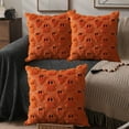 thumbnail image 4 of Seyotauo Halloween Pillow Covers Cute Ghost Spooky Throw Pillows Soft Plush Faux Fur Decorative Cushion Covers for Couch Sofa Bed Porch Living Room Halloween Decor, 4 of 6
