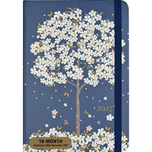 2027 Falling Blossoms Weekly Planner (16 Months, Sept 2026 to Dec 2027), (Paperback)