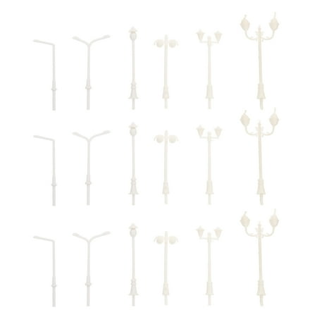 

60pcs Diy Sand Table Street Lights Yard Lights Models Construction Sand Table Making Material