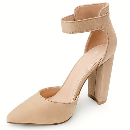 

Women s Block Heeled Sandals Two-way Wear Dating & Going Out Sandals Square Toe Slip On High Heels