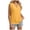 Yellow, variant on Women's Linen Ruffled V Neck Tank Top - Sleeveless Solid Color Edge Hem