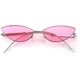thumbnail image 1 of -PinkGafas de sol de diseñador de moda Diseño de templo de arco con forma de pétalos pequeños retro B2298, 1 of 4