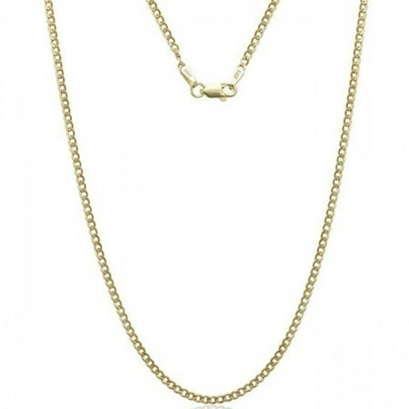 A 14kt Yellow Gold Cuban Chain Necklace, 16