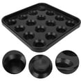 thumbnail image 4 of Billiard Ball Tray, 5.9X5.9X1.6Inch Anti-Drop Durable Billiards Tray  For Billiard Ball Storage For Pool Halls For Billiard Player For Billiards Parlor Black, 4 of 8