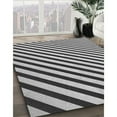thumbnail image 2 of Ahgly Company Indoor Rectangle Patterned Platinum Silver Gray Area Rugs, 2' x 4', 2 of 6
