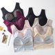 thumbnail image 4 of Sujetador de mujer sexy de encaje de talla grande de una pieza Bralette Top hace que los pechos grandes parezcan más pequeños Push Up Lencería femenina, 4 of 5